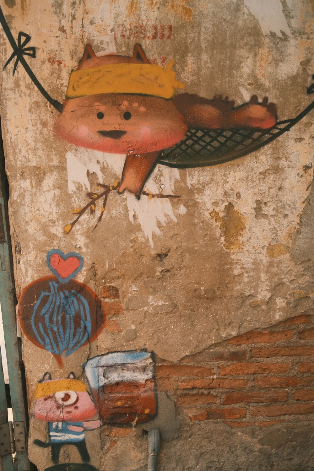 Street Art an einer Wand